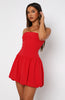 Diamond Dust Mini Dress Red