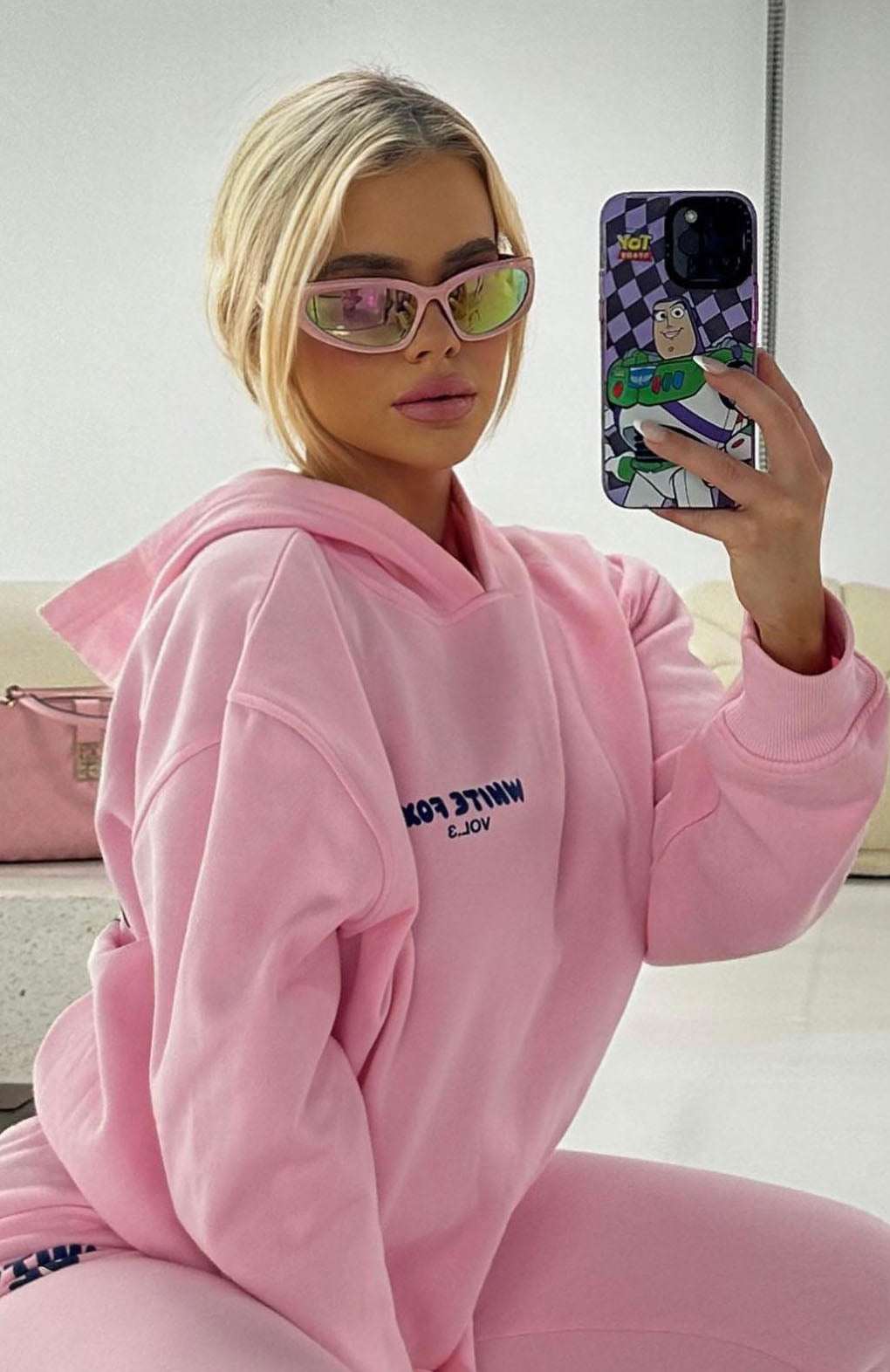 Offstage Hoodie Posy Pink | White Fox Boutique US