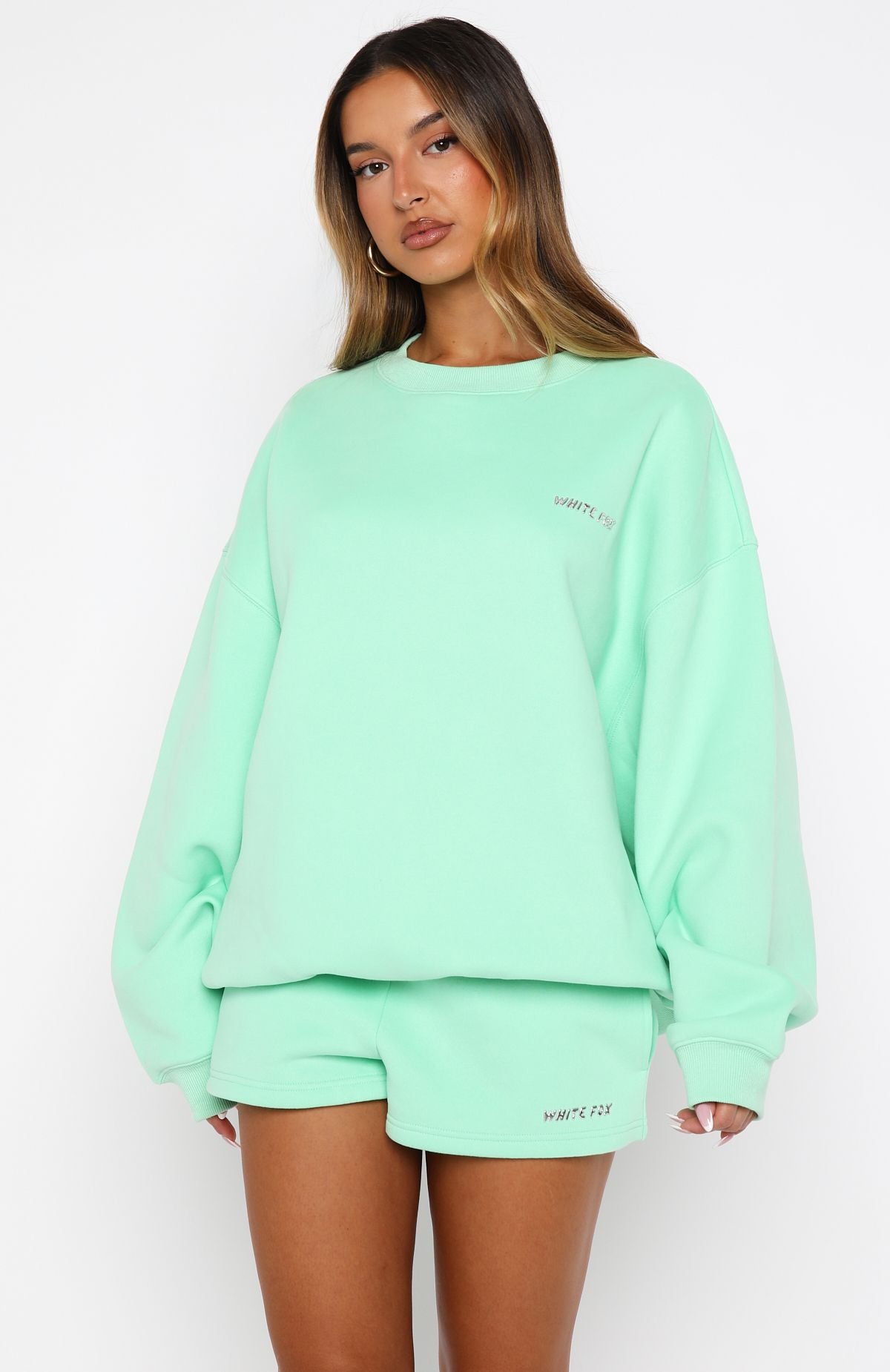 Test Drive Oversized Sweater Mint | White Fox Boutique US