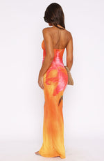 Bets Are Off Maxi Dress Sunset Floral