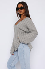 Aligned With You Sweater Grey Marle