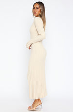 A New Direction Long Sleeve Maxi Dress Oat