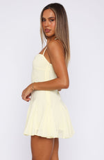 Think I'm in Love Mini Dress Lemon Think I'm in Love Mini Dress Lemon