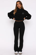 Always Shining Flare Pants Black