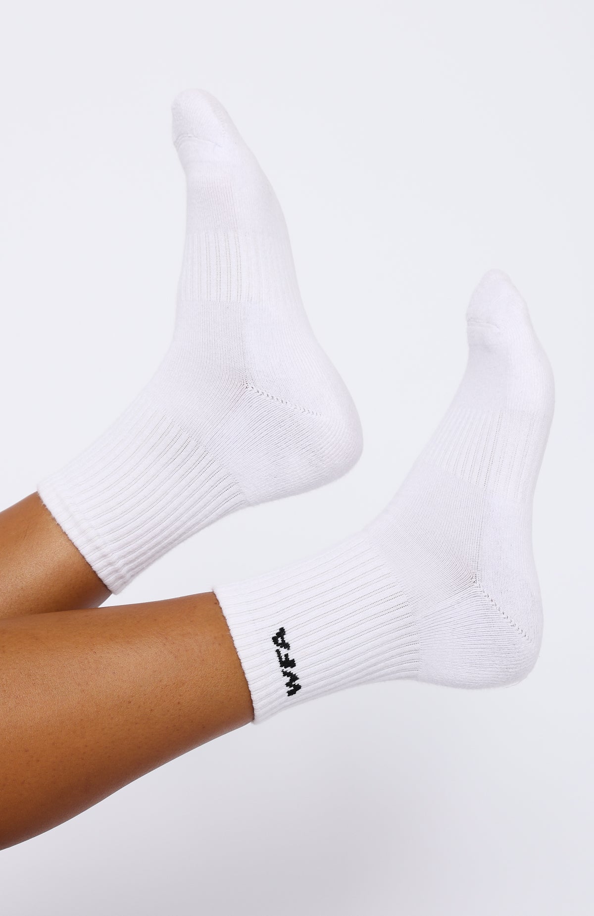 WFA Socks White/Black | White Fox Boutique US