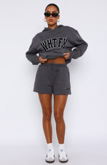 Give It Away Lounge Short Charcoal