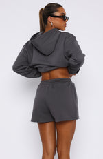 Give It Away Lounge Short Charcoal