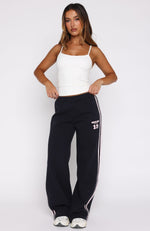 Lucky Thirteen Charise Wide Leg Sweatpants Navy