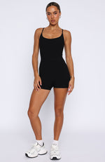 Power Move Playsuit Black
