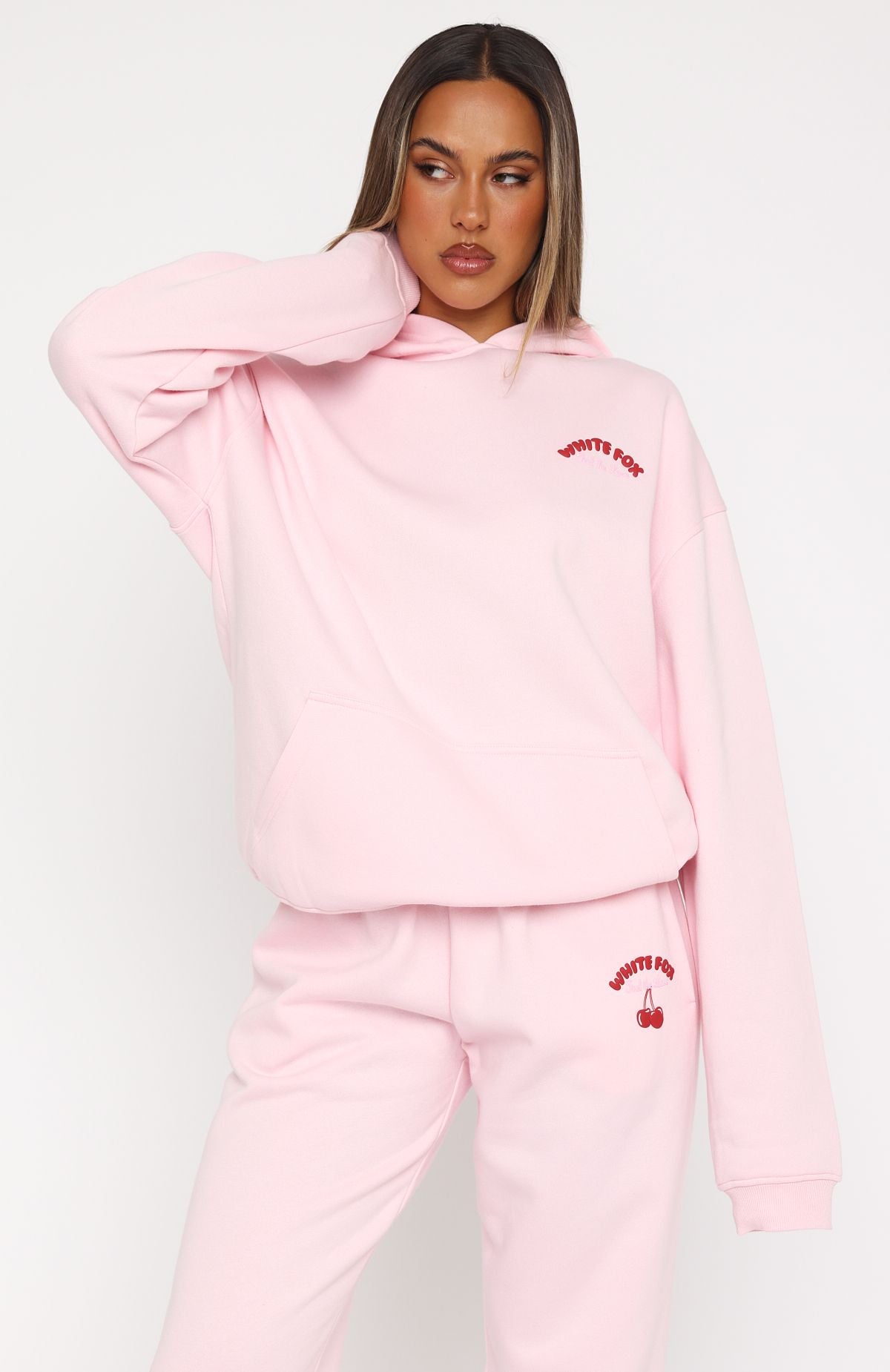 Love Me Tender Oversized Hoodie Pink | White Fox Boutique US