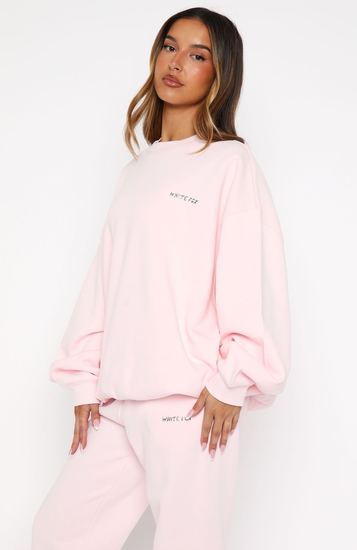 Test Drive Oversized Sweater Icy Pink | White Fox Boutique US