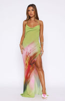 Secret Sounds Maxi Dress Citrus Bloom