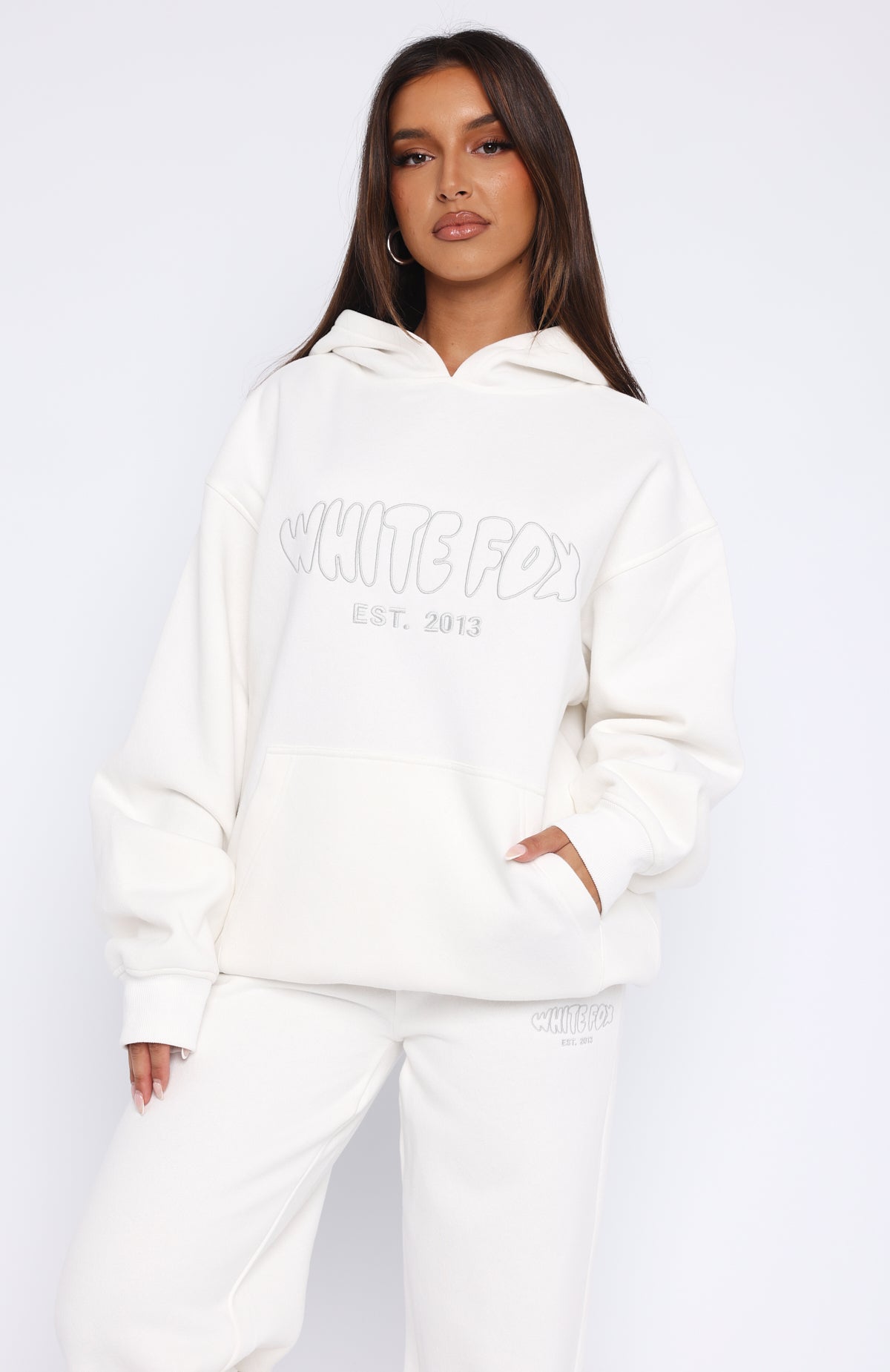 Missed Flights Oversized Hoodie White | White Fox Boutique US