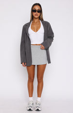 Give Me A Plan Skort Grey Marle