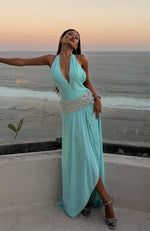 isla tempo maxi dress Paradise Baby Blue Wash by hand in Color:SUMMER SONG Zara Women's Shirt dresses Style:CM4099D05