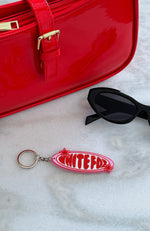 Hiding The Light Keychain Pink/Red