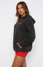 Lucky Charms Oversized Hoodie Charcoal