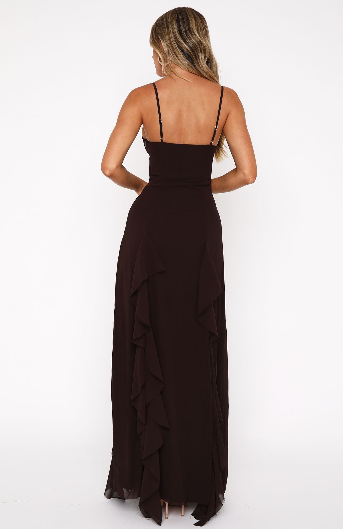 Summer Solstice Maxi Dress Chocolate Summer Solstice Maxi Dress Chocolate