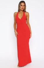 Sun Kissed Glow Maxi Dress Red