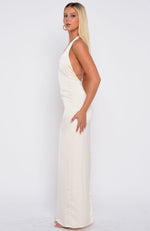 damsel reverse halter maxi dress oyster damsel reverse halter maxi dress oyster Night-Time Madness Halter Maxi Dress Oyster