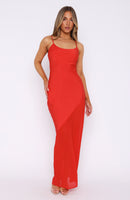 Shout Louder Maxi Dress Red