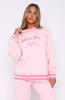 Taking A Break Oversized Sweater Pink