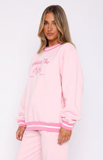 Taking A Break Oversized Sweater Pink