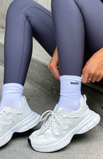WFA Socks White/Charcoal