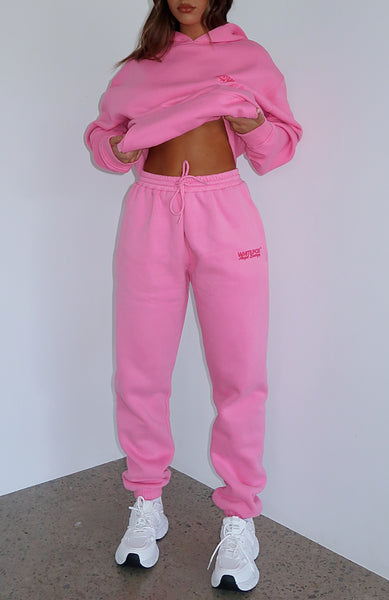 Angel Energy Sweatpants Pink | White Fox Boutique US