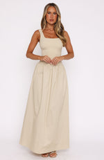 Summer Delight Maxi Dress Stone