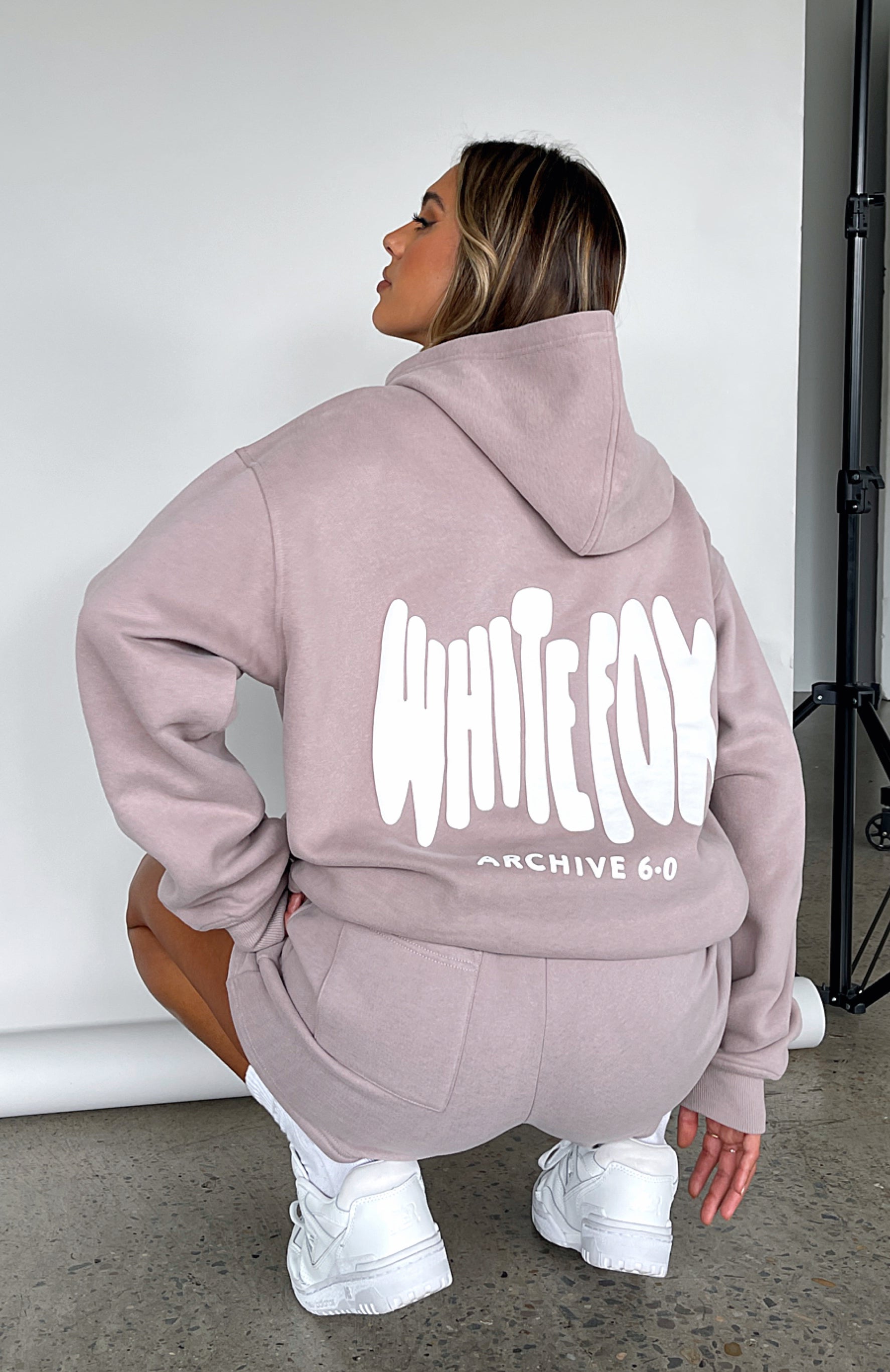 Archive 6.0 Oversized Hoodie Cinnamon | White Fox Boutique US