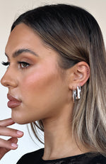 Ayana Earring Set Silver