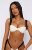 Elouera Bikini Top Cream/Black