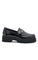 Paisley Loafers Black Patent