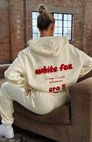 Era 8 Oversized Hoodie Cherry Cream | White Fox Boutique US