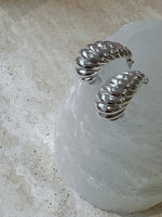 Azure Stud Earrings Silver