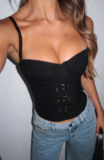 Before You Go Bustier Black