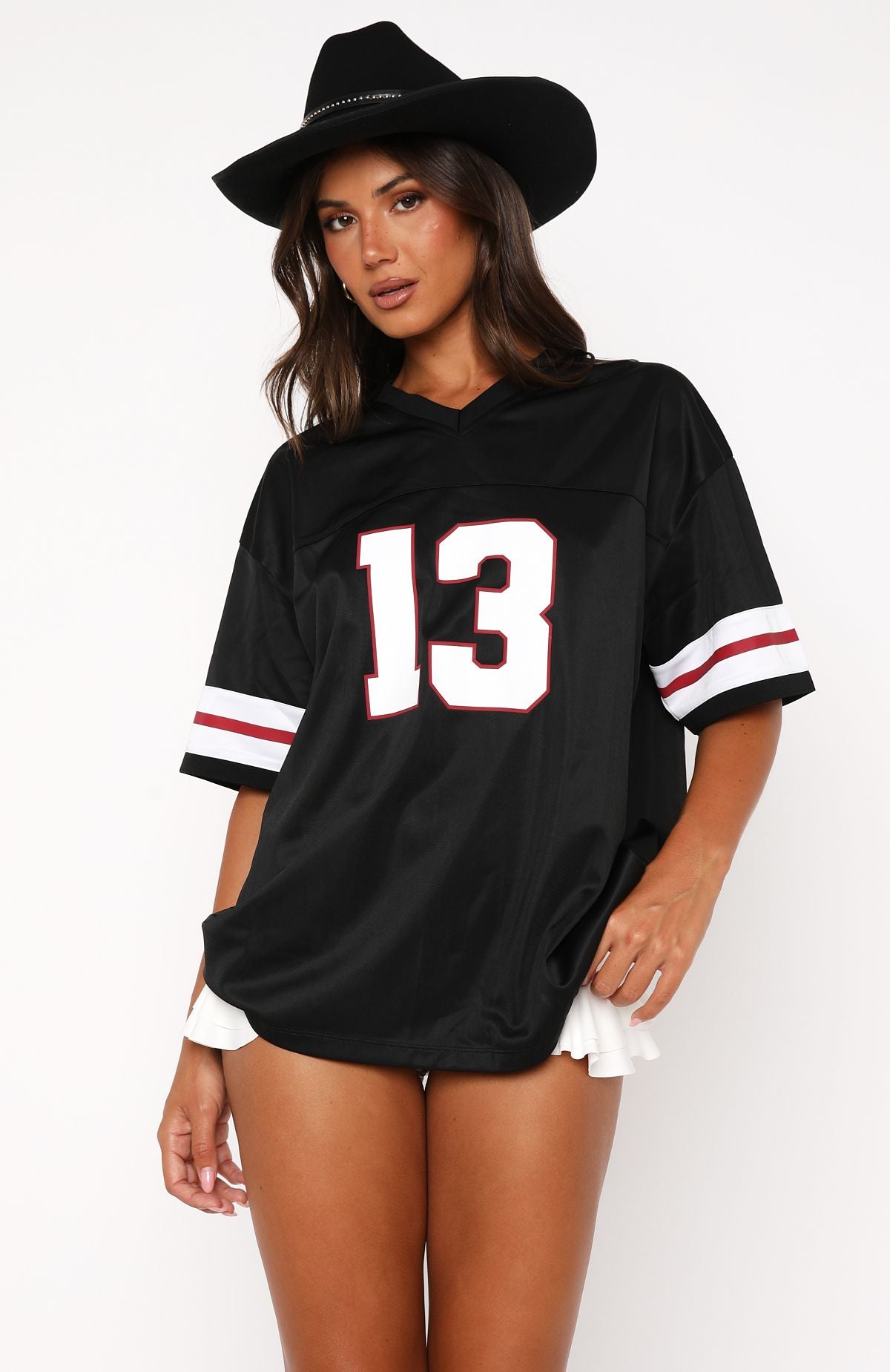 Friday Night Lights Oversized Jersey Black Clothes