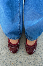 Bridget Ballet Flats Cherry Cola