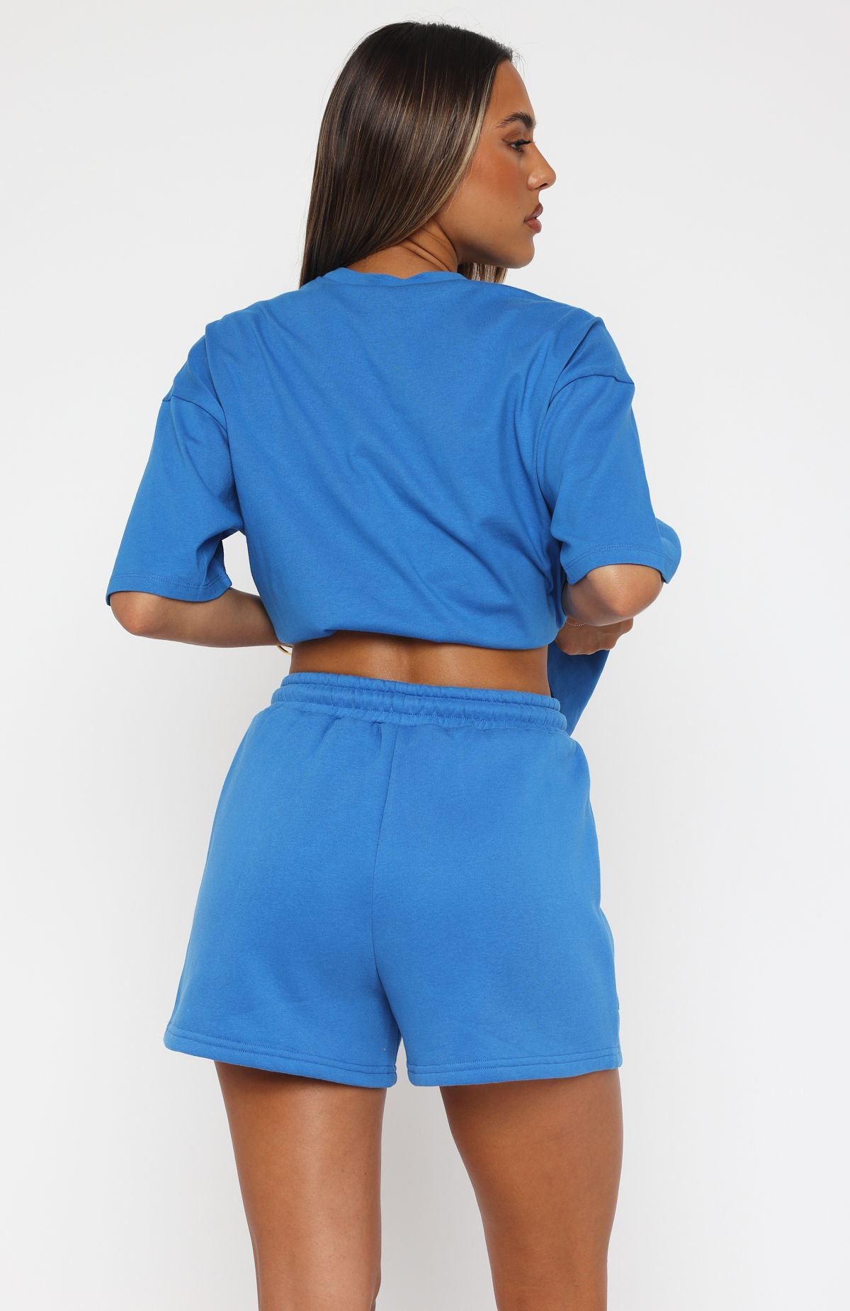 Offstage Lounge Shorts Azure | White Fox Boutique US