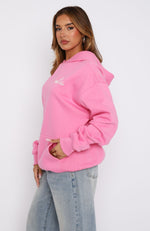 Lucky Charms Oversized Hoodie Pink