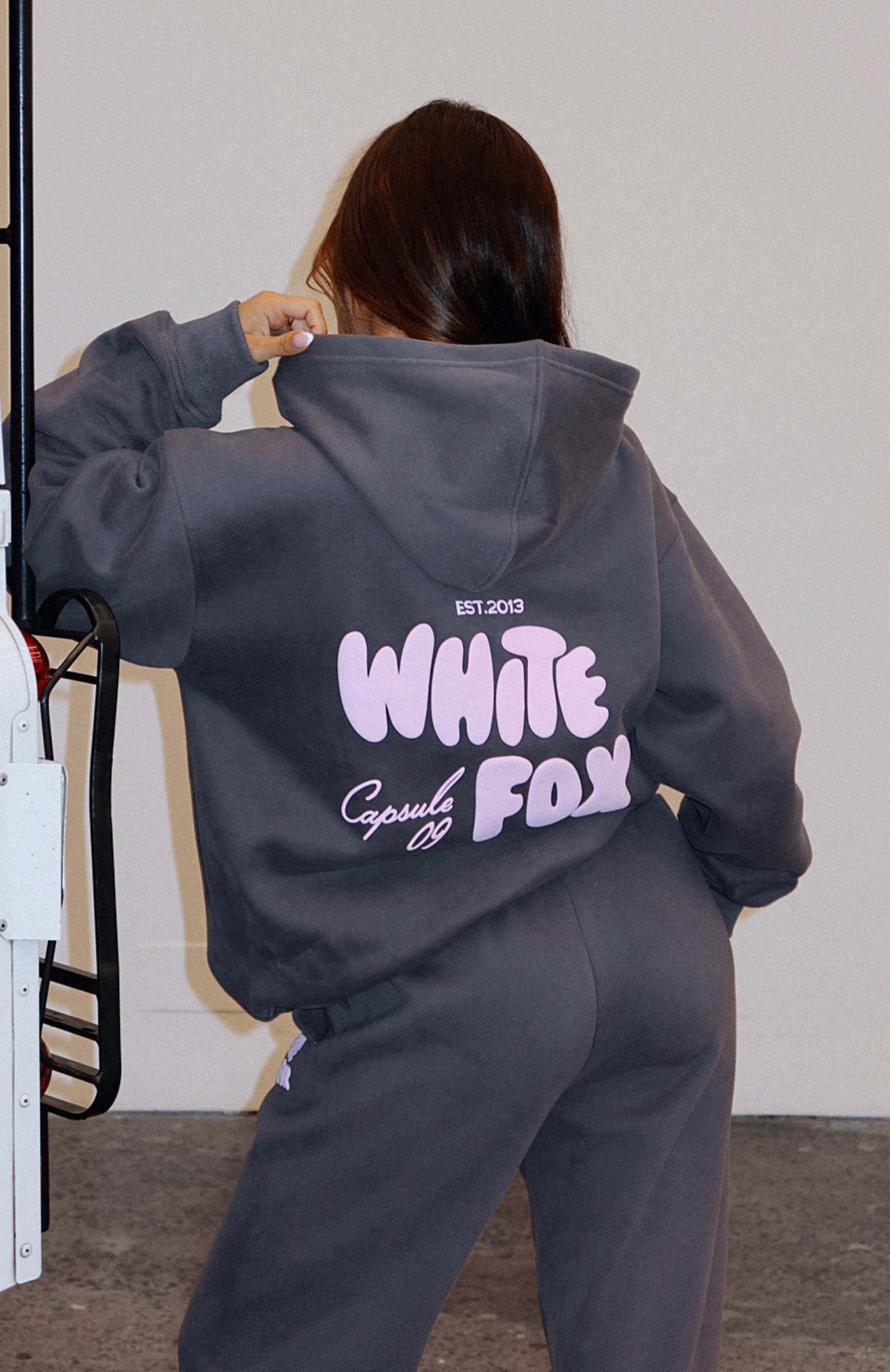 Capsule 9 Star Of The Moment Oversized Hoodie Volcanic | White Fox ...