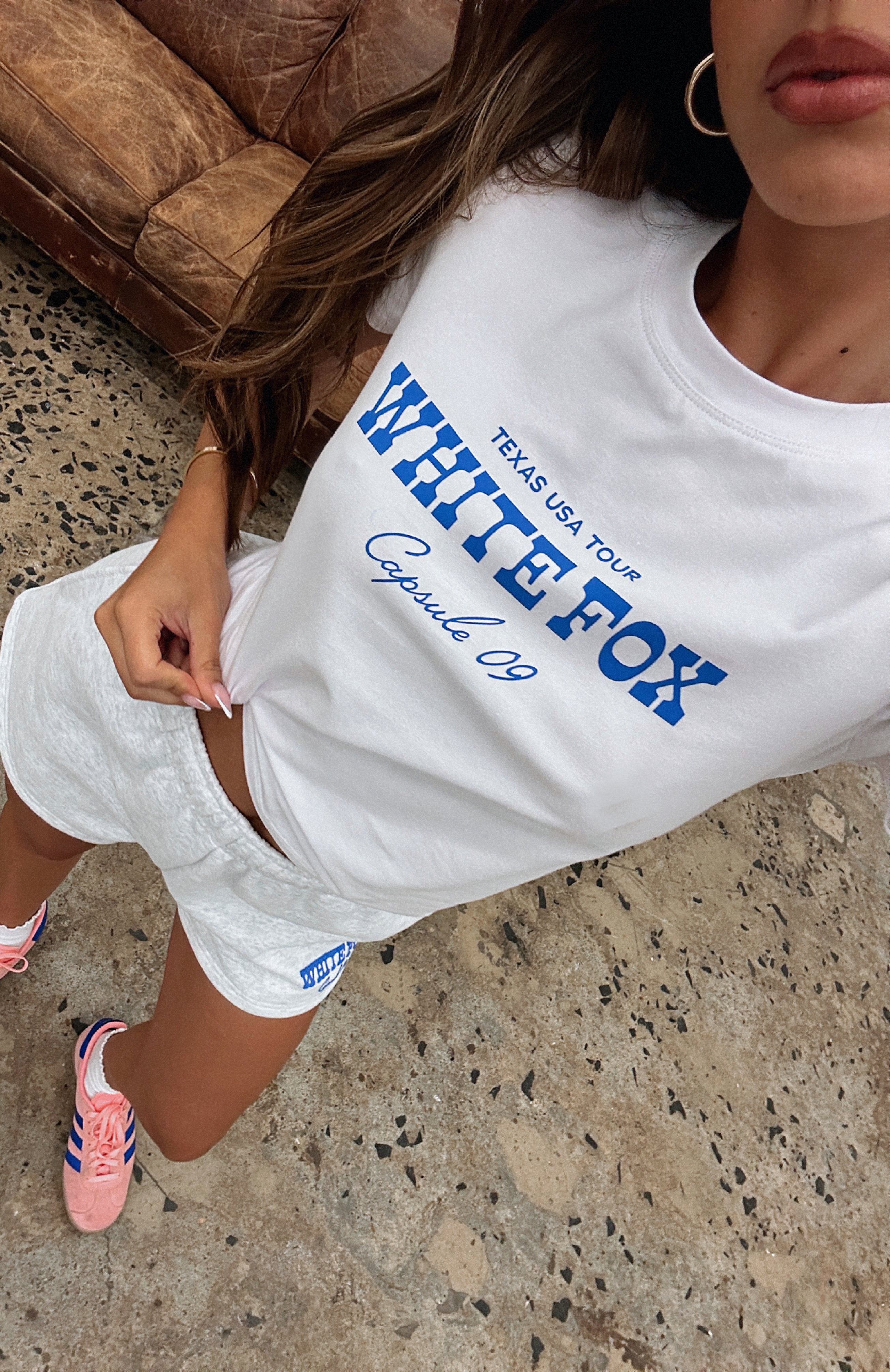 Capsule 9 Western Classic Relaxed Baby Tee White | White Fox Boutique US