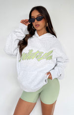 Catch You Out Oversized Hoodie Grey Marle