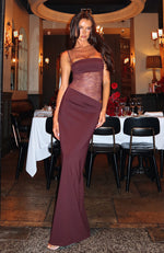 Compliment Me Maxi Dress Burgundy