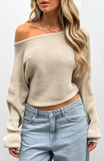 Cover Me Up Knit Sweater Oat