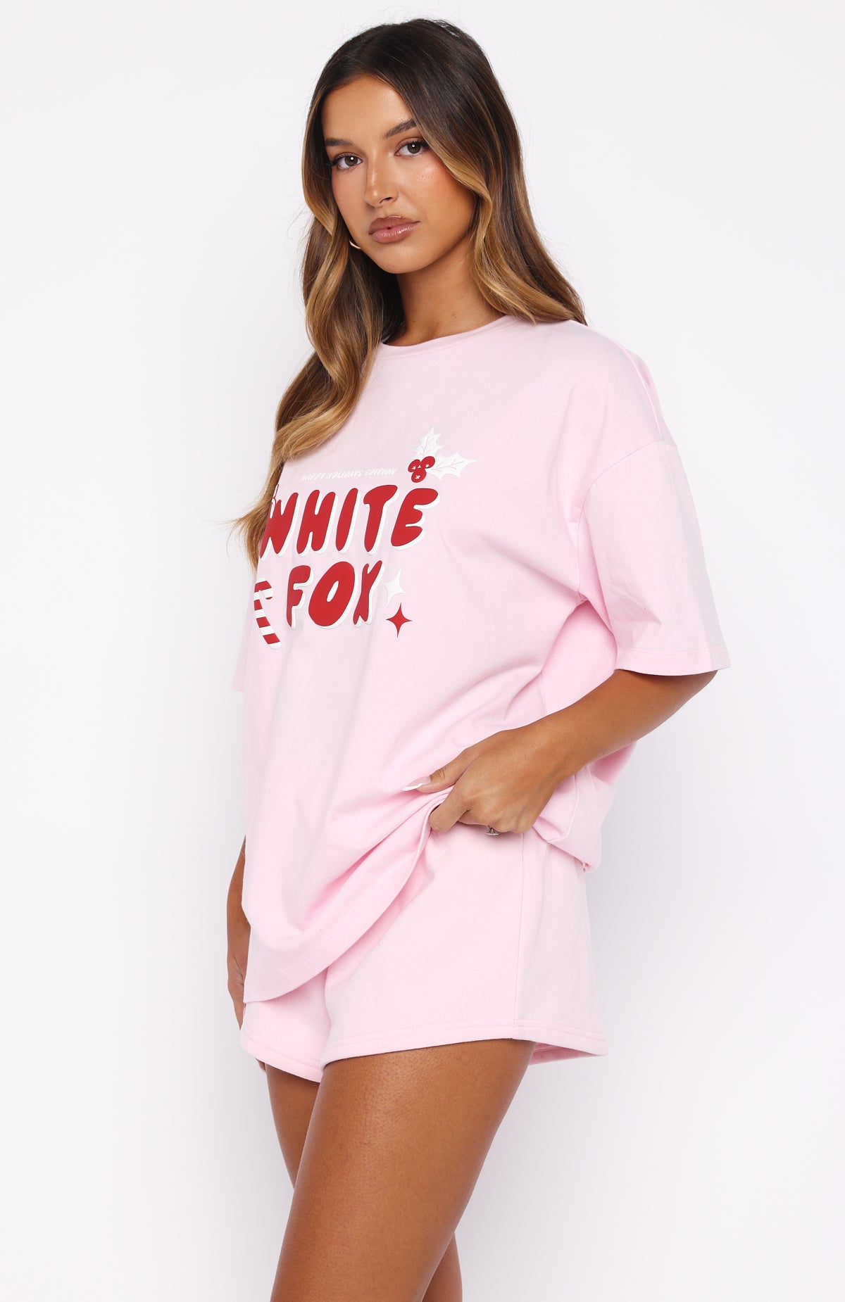 Favourite Time Of The Year Oversized Tee Posy | White Fox Boutique US