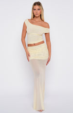 Need Your Heart Off Shoulder Top Cream