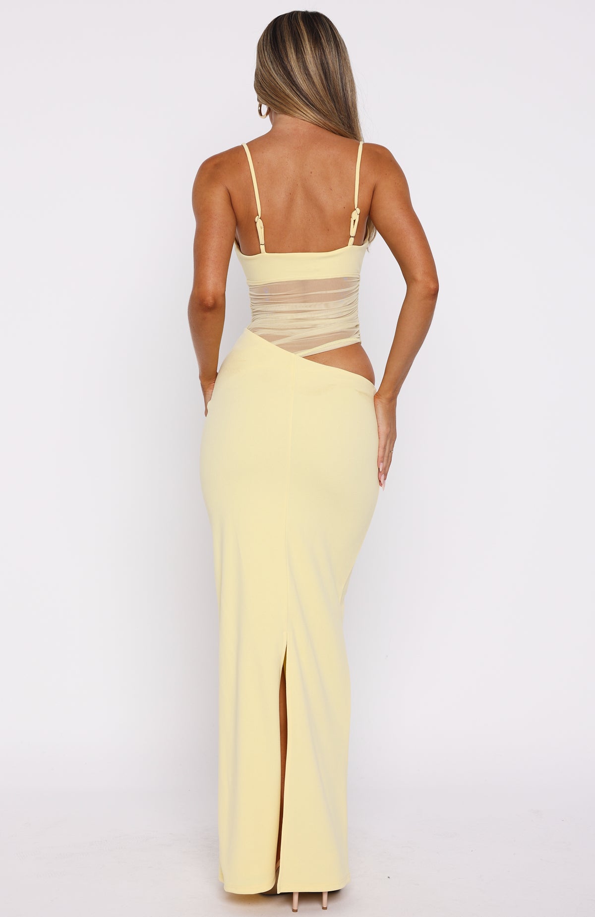 call me when you want mini dress lemon Call Me Up Maxi Dress Lemon