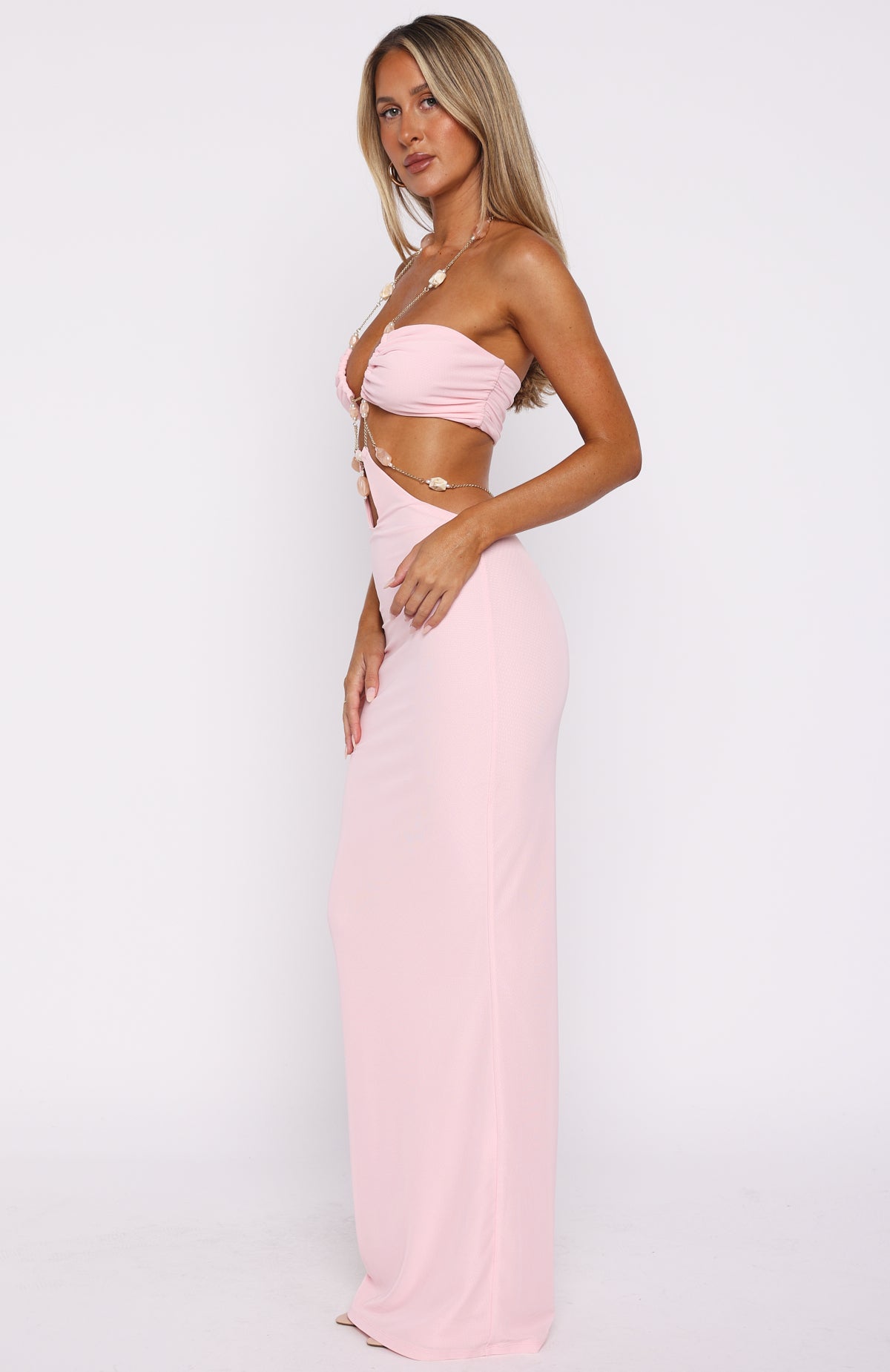 white ruffle sleeve dress Collerd Long Ruffle Sleeve Dress Off White – Velvet & Vogue
